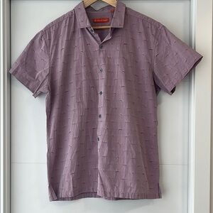 Tori Richard shark print aloha shirt